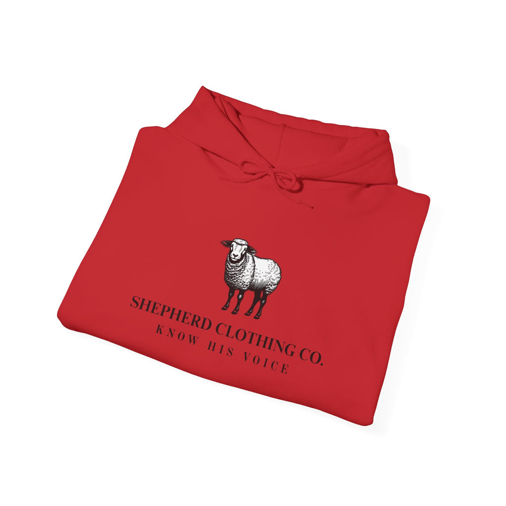 Shepherd Clothing Co. Logo Hoodie – Minimal Sheep Graphic Pullover