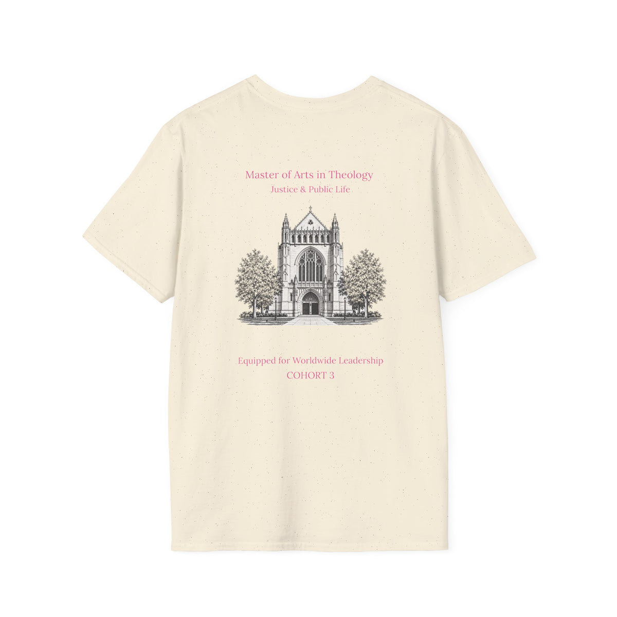 Princeton Theological Seminary Class of 2027 T-Shirt (Pink Lettering for AKA's)