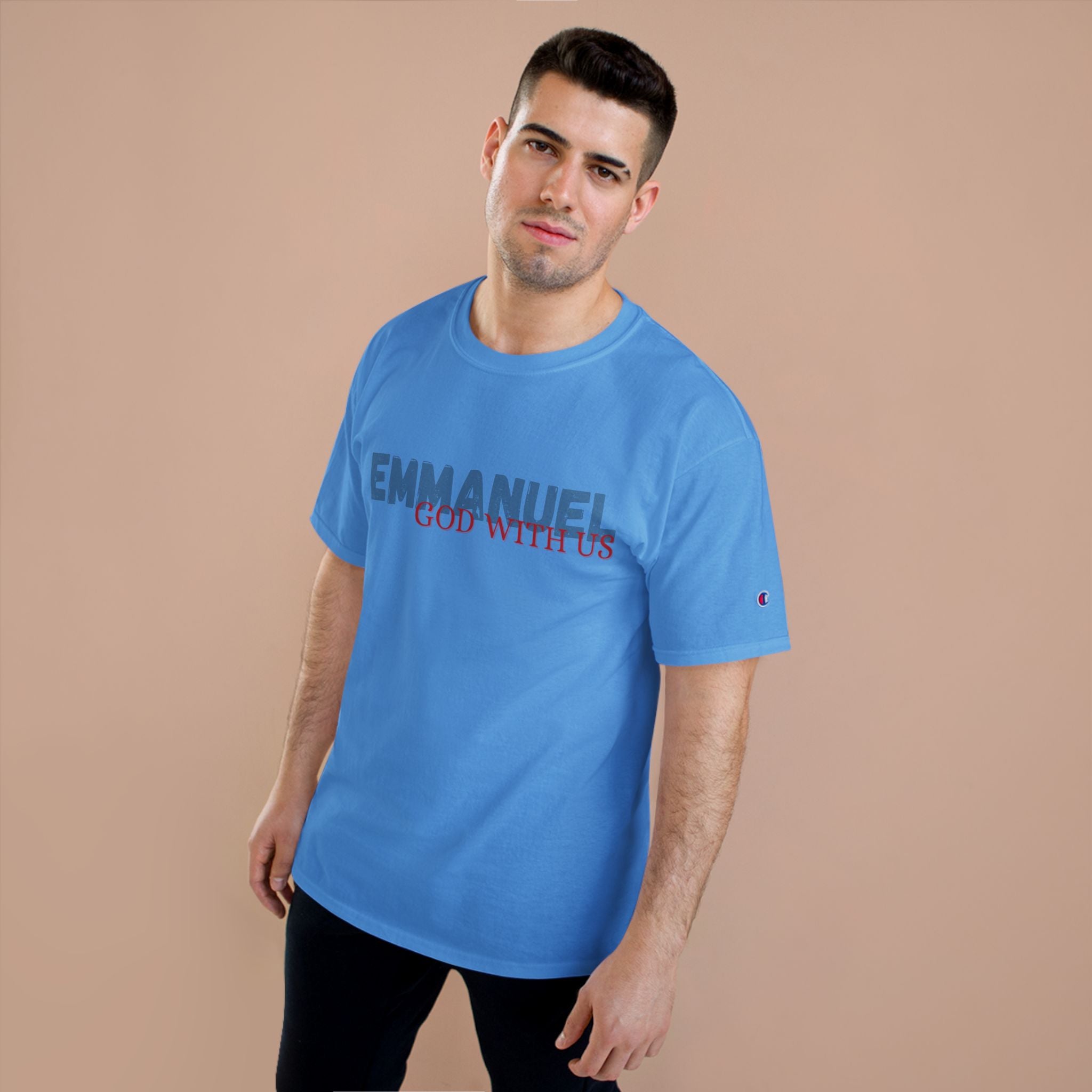 Emmanuel "God With Us" Christian T-Shirt — Faith-Based Christmas Tee