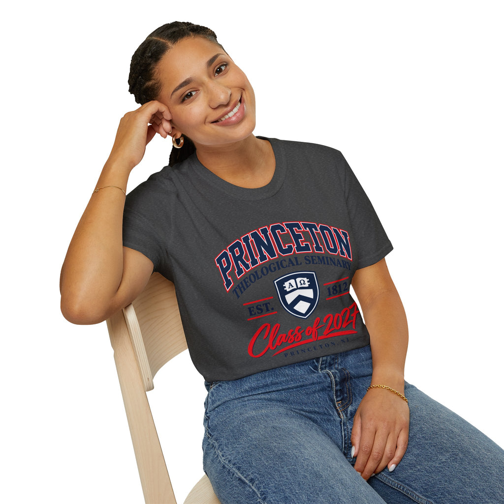 Princeton Class Shirt_Unisex Softstyle with Shield Logo