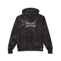 Trust Jesus Embroidered Tie-Dye Hoodie