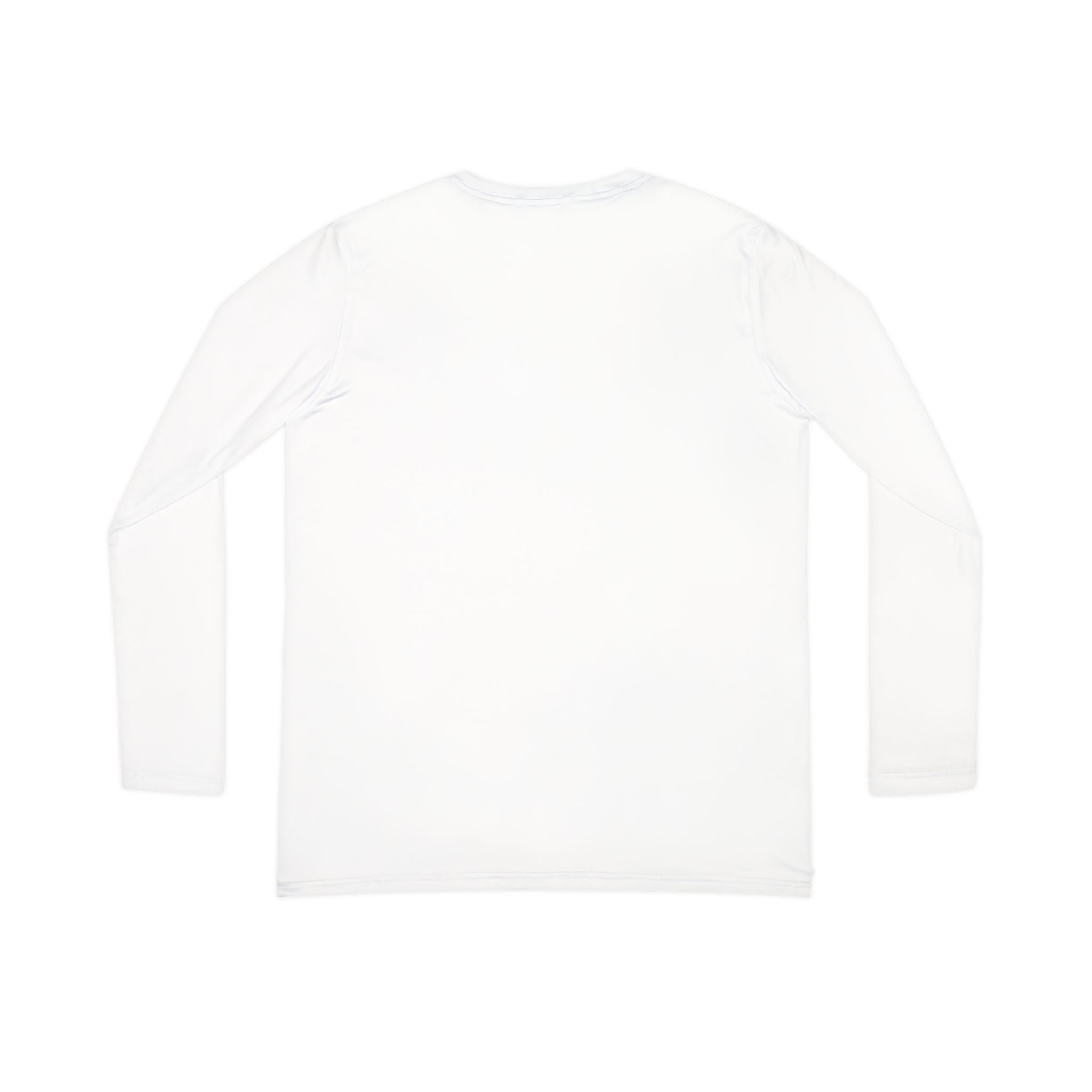 Women’s V-Neck Long Sleeve Shirt — "Be Strong and Courageous" Joshua 1:9 Rose Design (White)