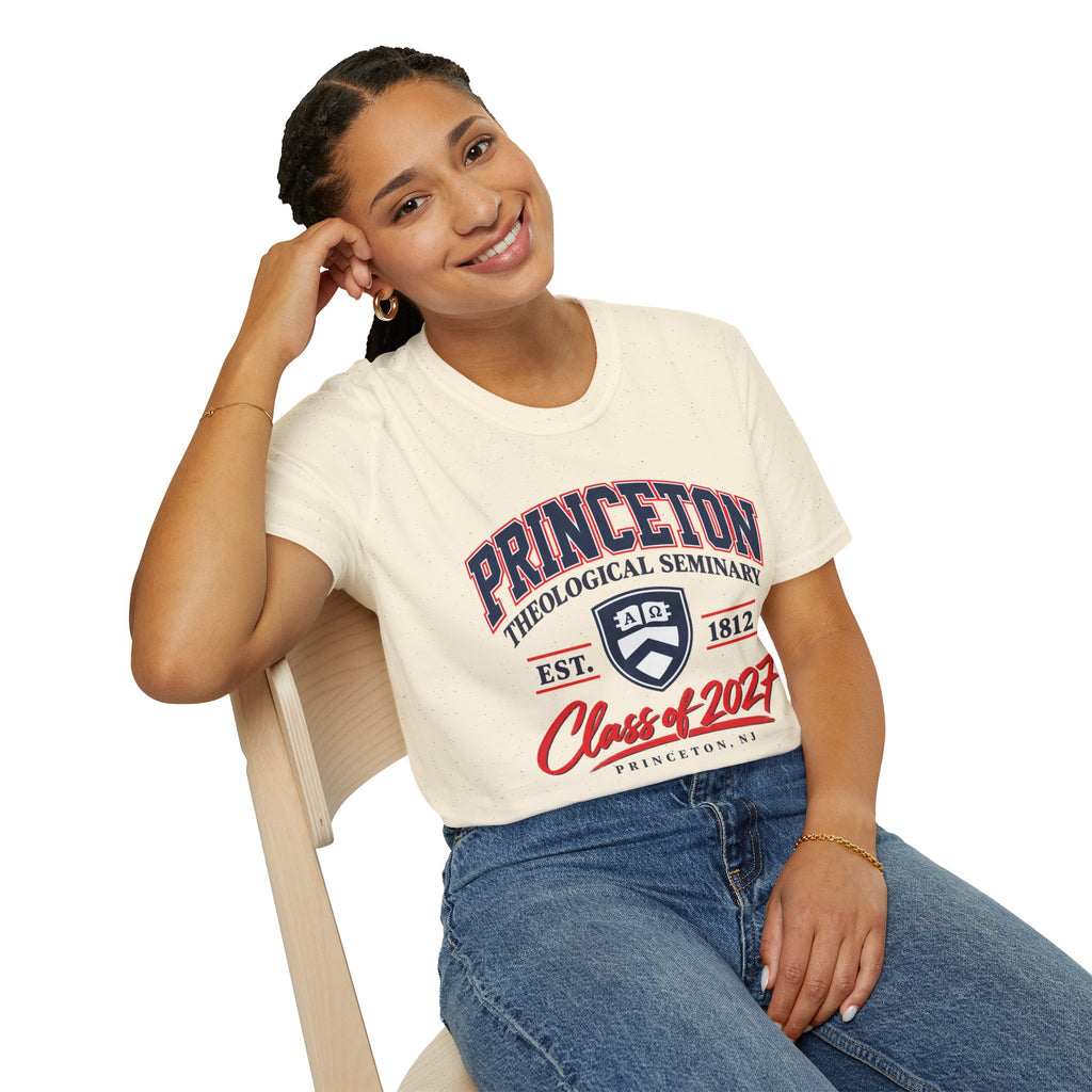 Princeton Class Shirt_Unisex Softstyle with Shield Logo