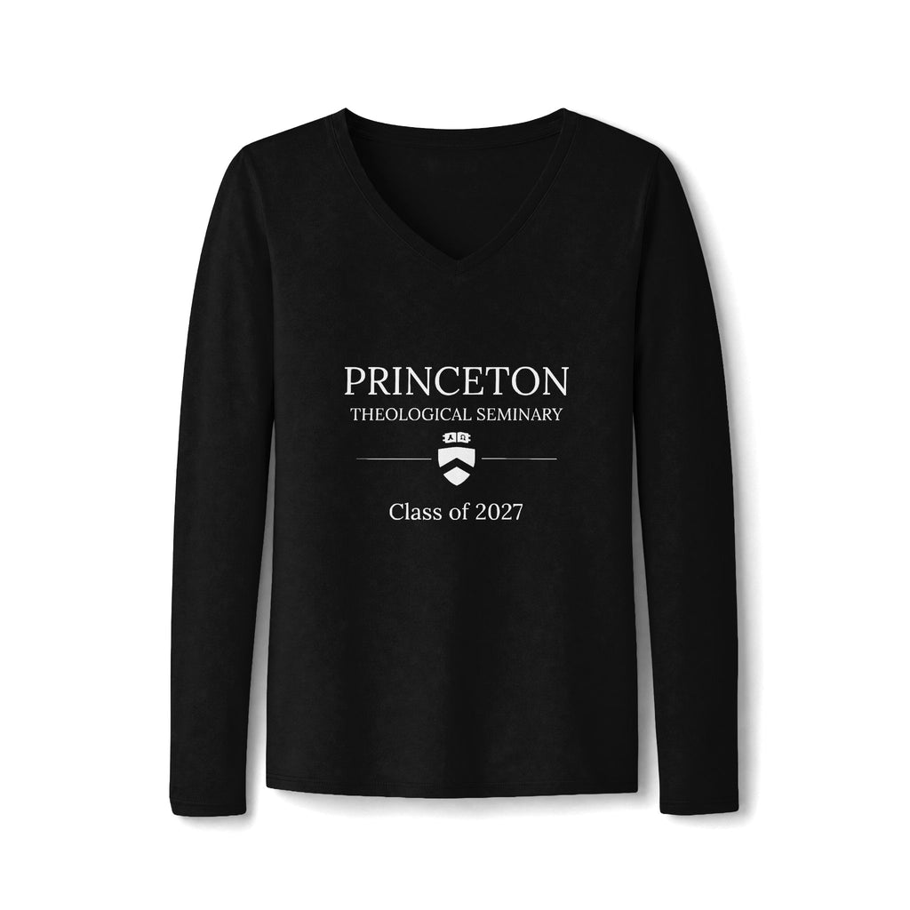 Princeton Theological Seminary Class of 2021 Women's V‑Neck Long Sleeve Tee