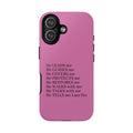 Pink Christian Faith iPhone Case — "He Leads Me" Inspirational Phone Cover