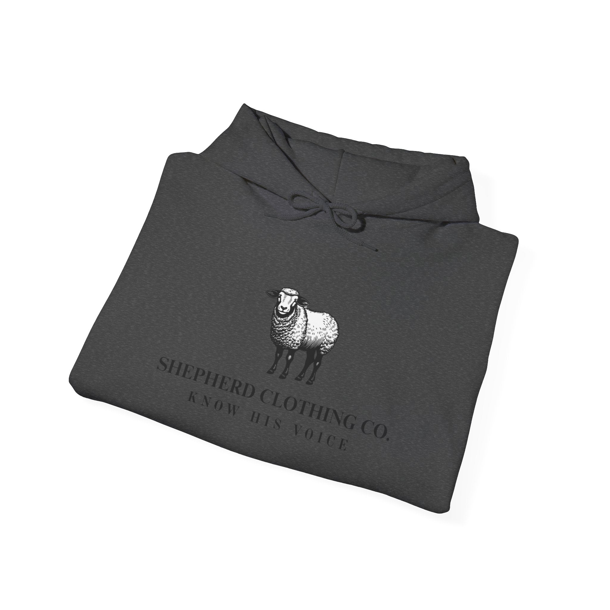 Shepherd Clothing Co. Logo Hoodie – Minimal Sheep Graphic Pullover