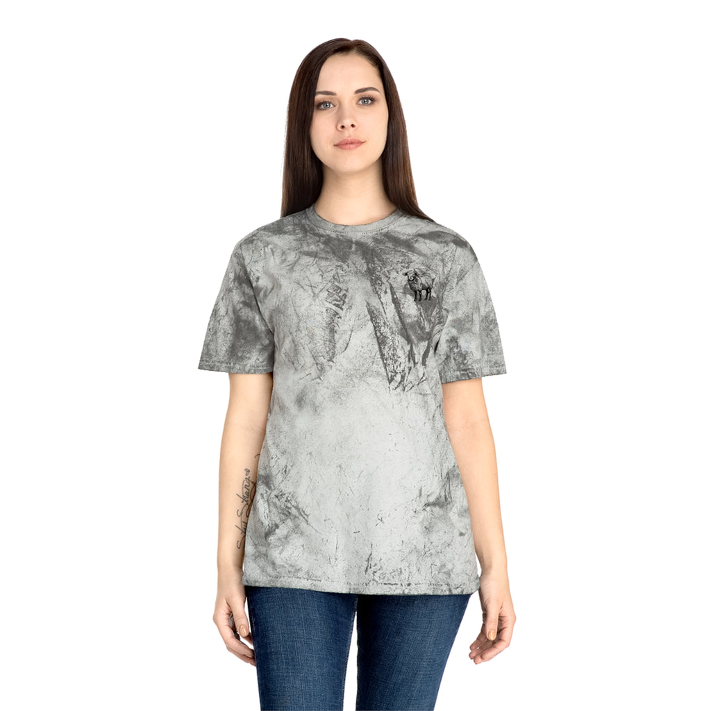 Christian Faith Tee — 'He Leads Me, He Guides Me' Tie-Dye T‑Shirt