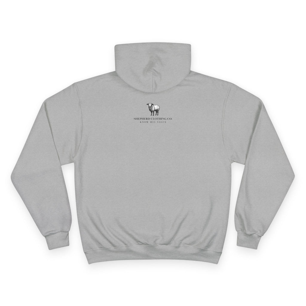 Jehovah Rohi Hoodie — Minimal Faith Sweatshirt (Psalm-inspired)