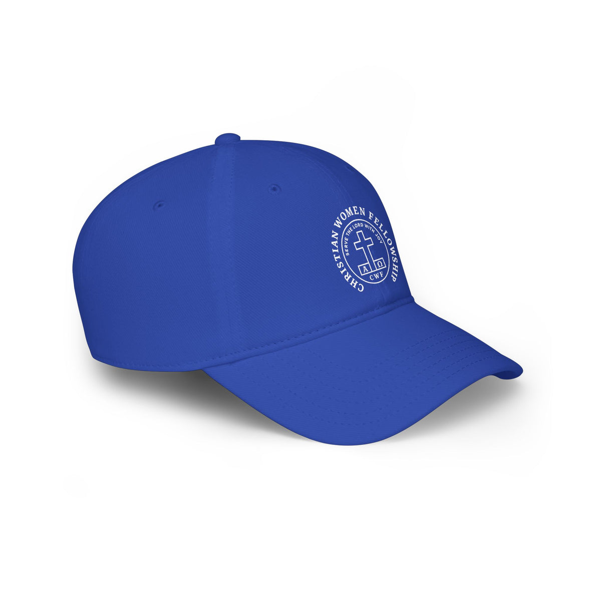 Christian Women Fellowship Low Profile Baseball Cap — Cross Logo Hat
