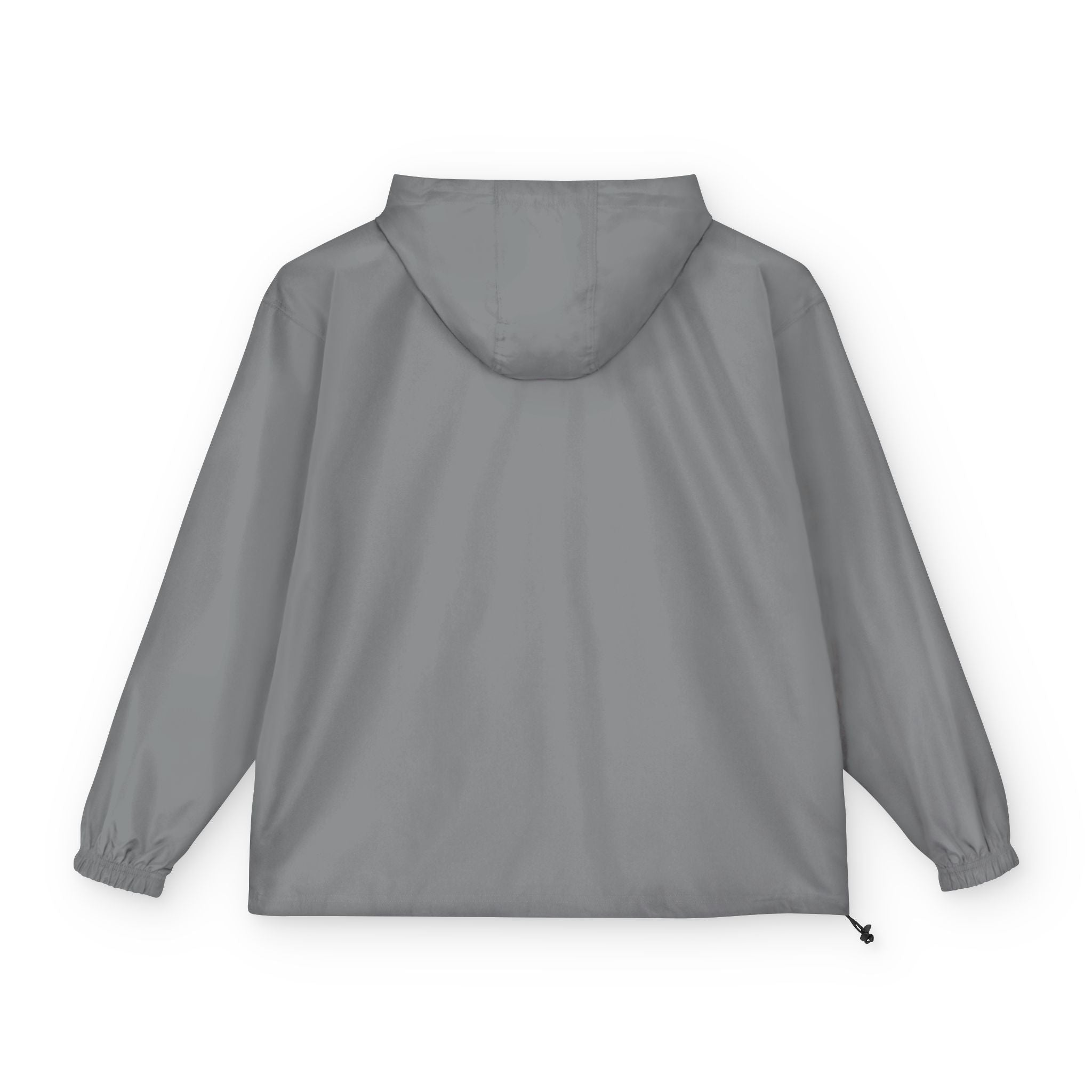 Packable Anorak Jacket — Light Blue Sheep Logo Windbreaker