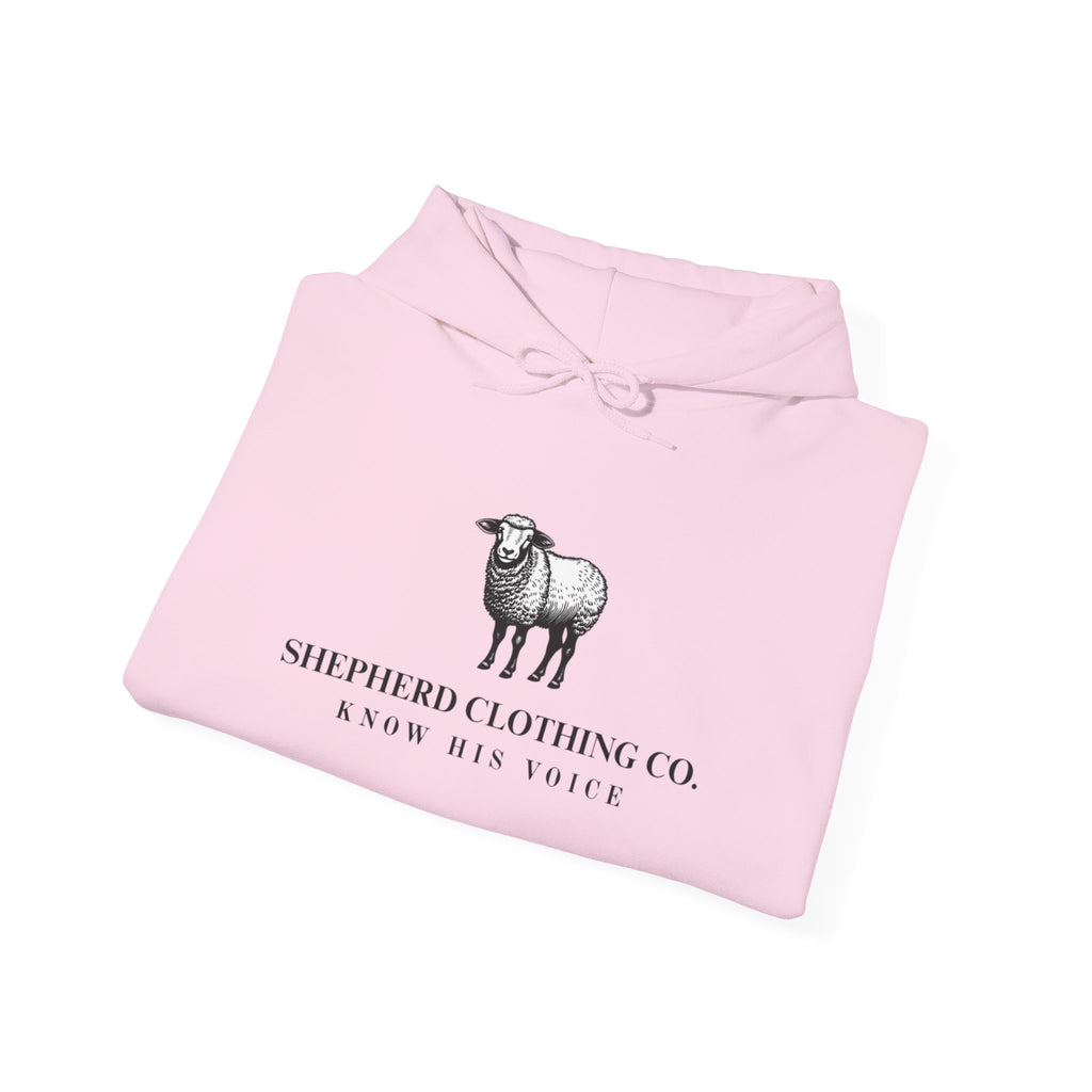 Shepherd Clothing Co. Logo Hoodie – Minimal Sheep Graphic Pullover