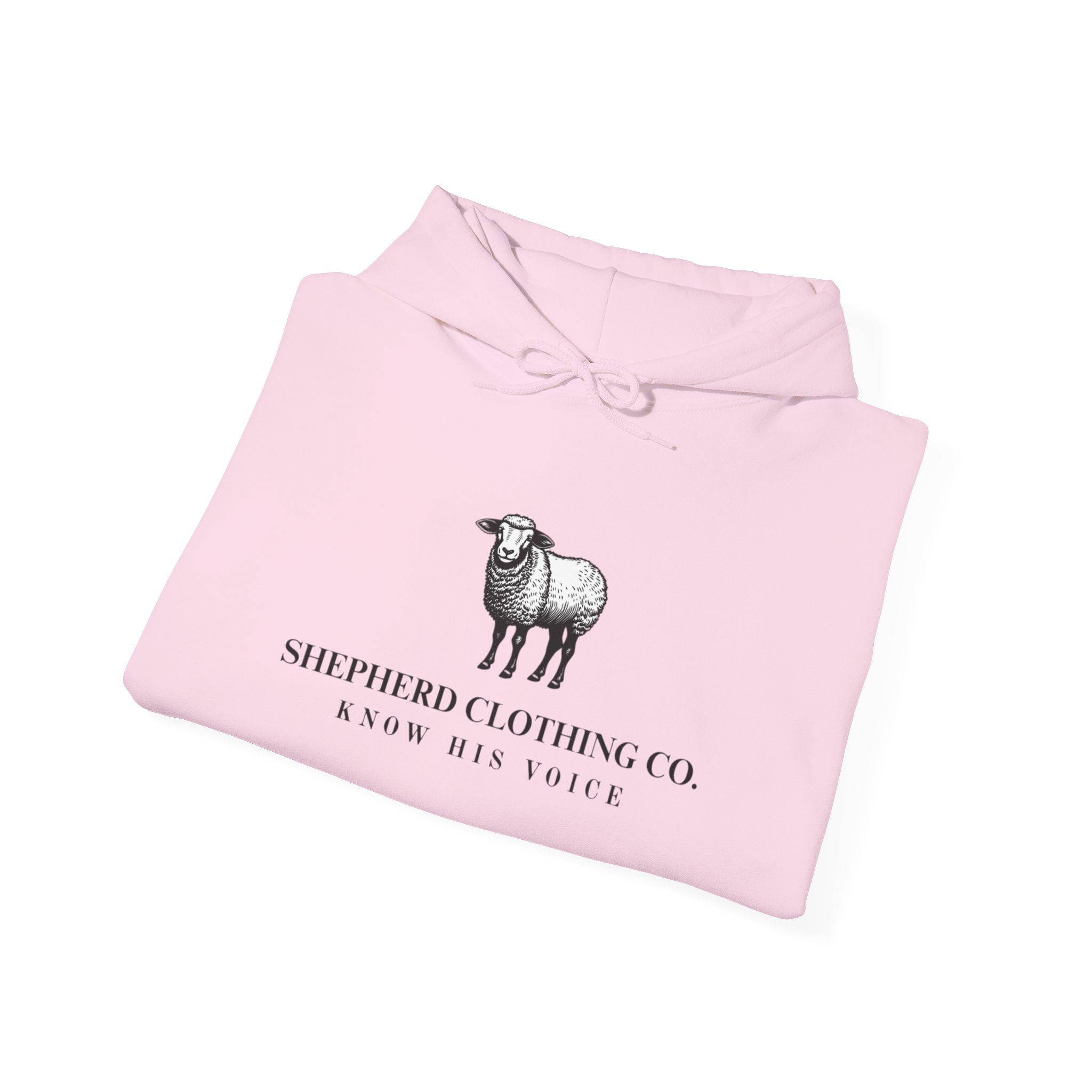 Shepherd Clothing Co. Logo Hoodie – Minimal Sheep Graphic Pullover