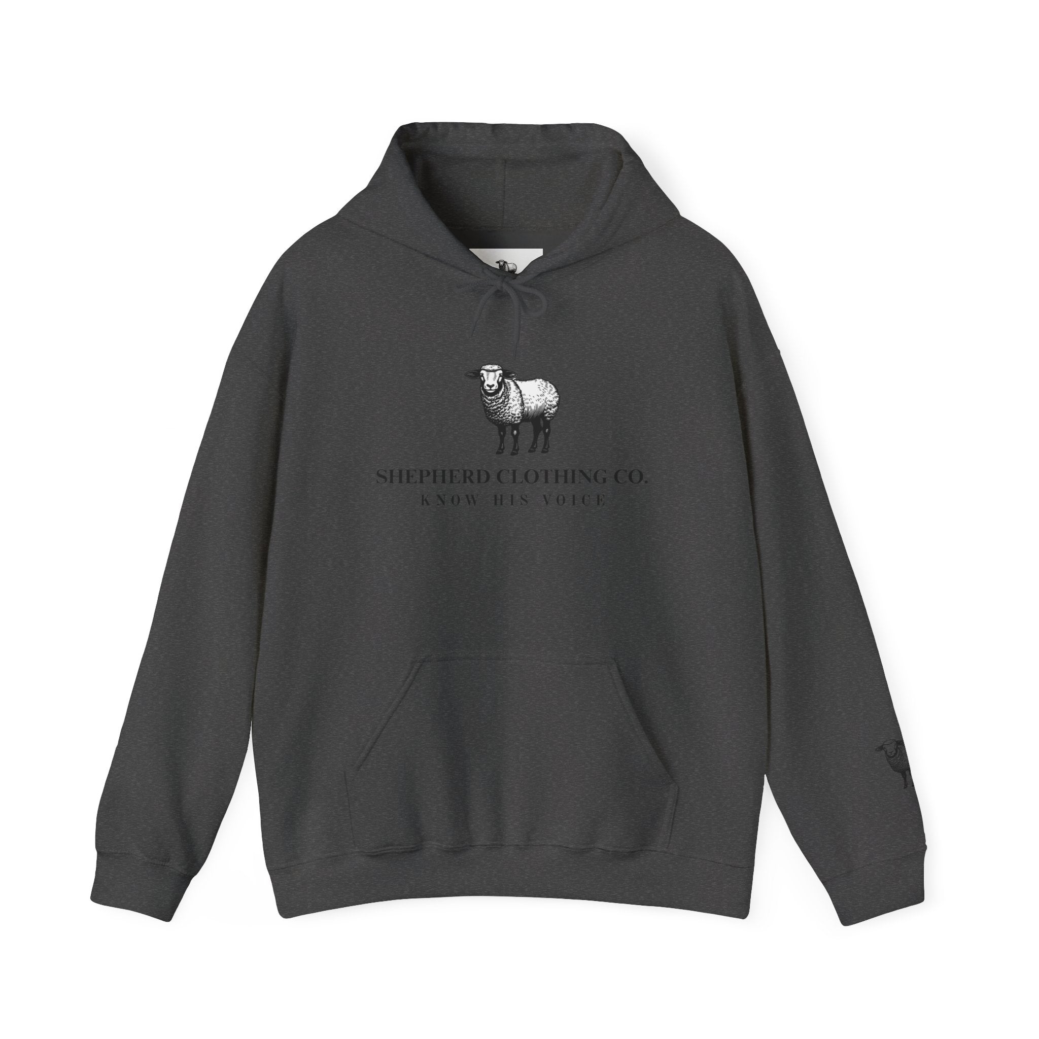 Shepherd Clothing Co. Logo Hoodie – Minimal Sheep Graphic Pullover