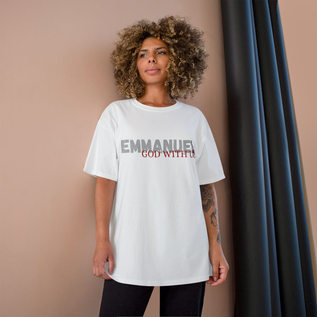 Emmanuel "God With Us" Christian T-Shirt — Faith-Based Christmas Tee