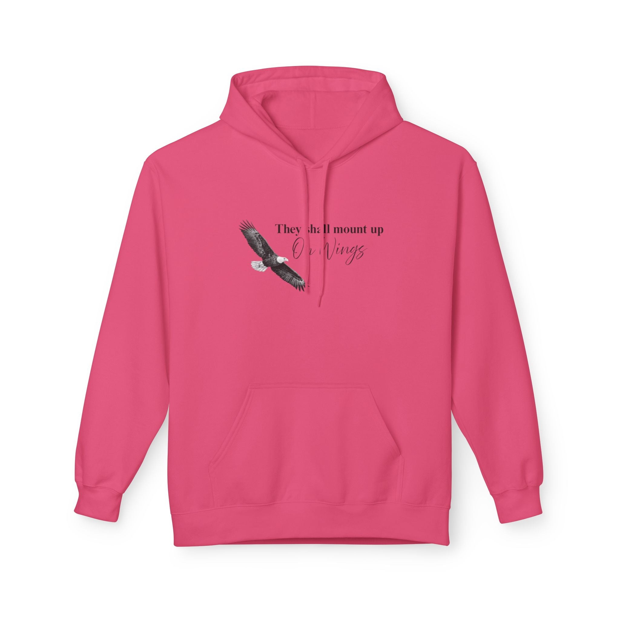 Soaring Eagle Hoodie - "They Shall Mount Up…” Inspirational Minimalist Pullover
