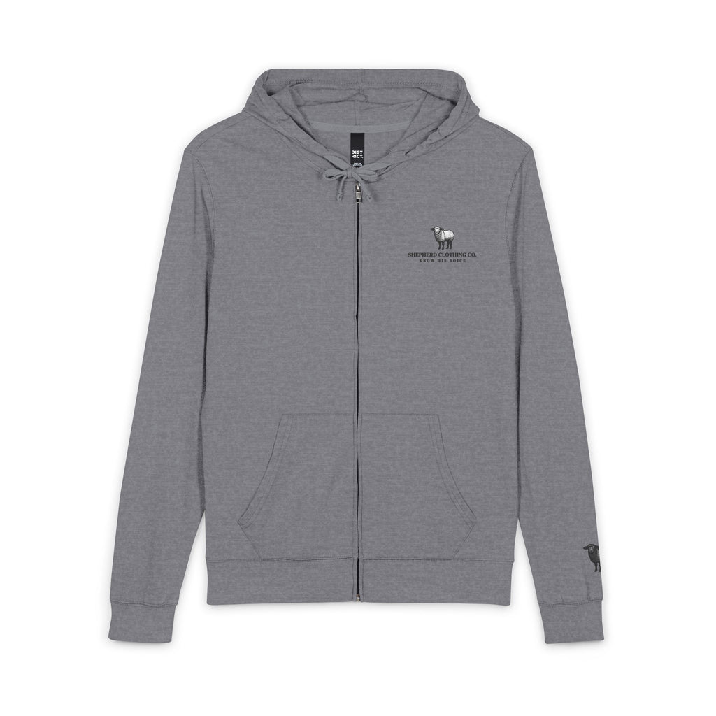 Zip Hoodie — Minimalist Logo Full-Zip Hoodie