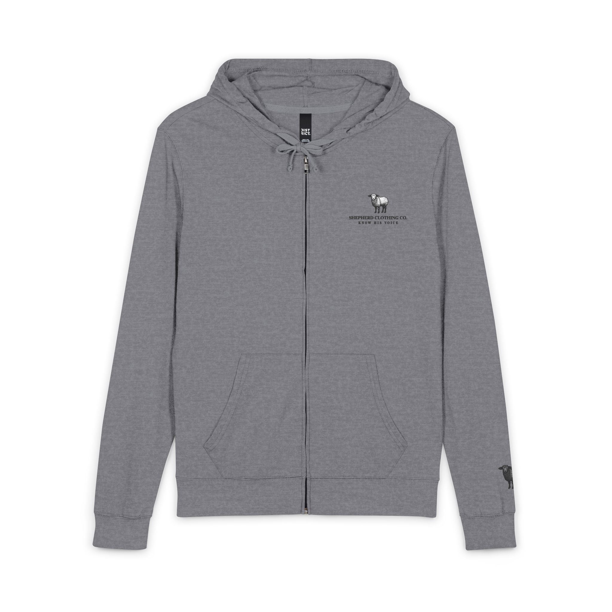 Zip Hoodie — Minimalist Logo Full-Zip Hoodie