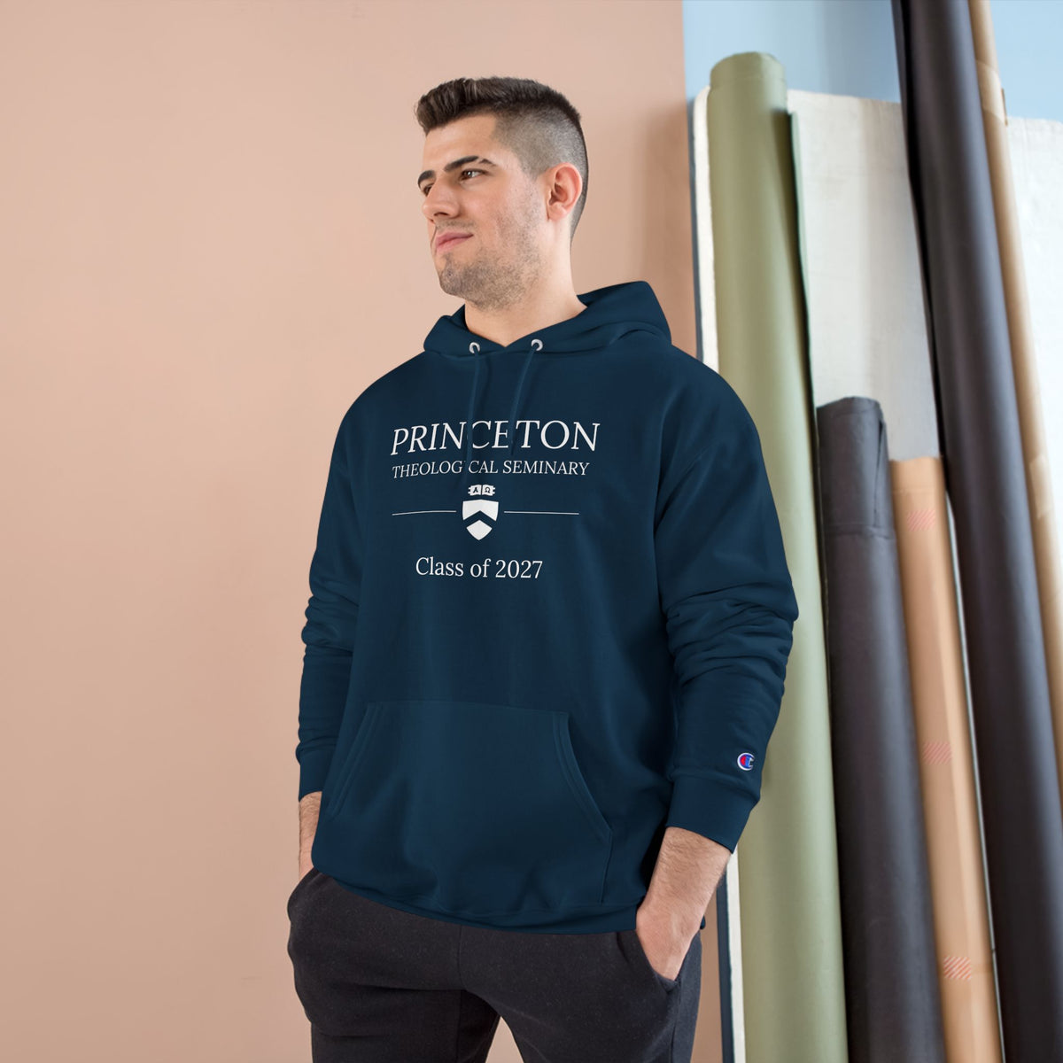 Princeton Theological Seminary Champion Hoodie — Campus Crest Pullover