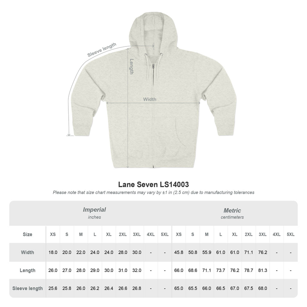 Princeton Theological Seminary Class of 2027 Zip Hoodie — Campus Chapel Illustration