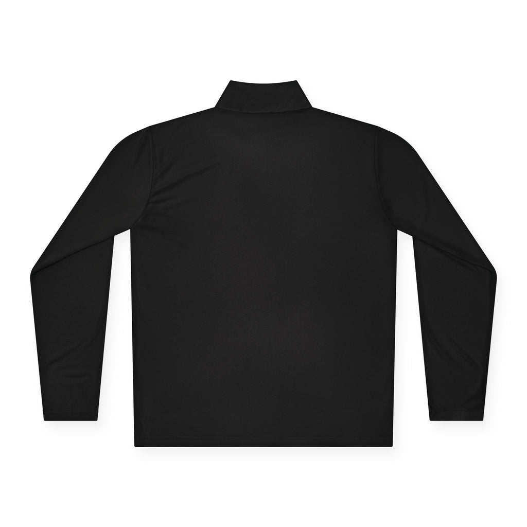 Quarter-Zip Pullover — Minimalist State Silhouette Chest Logo