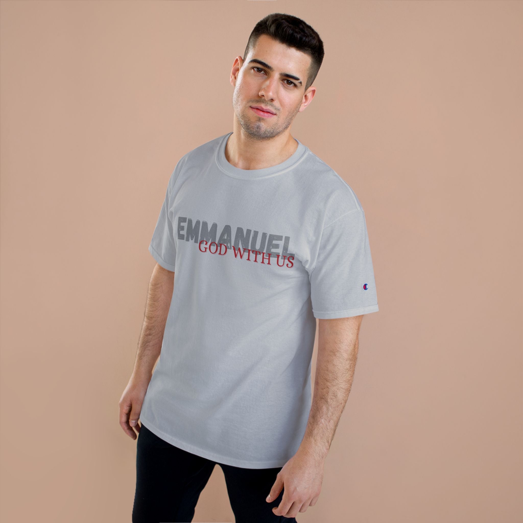 Emmanuel "God With Us" Christian T-Shirt — Faith-Based Christmas Tee