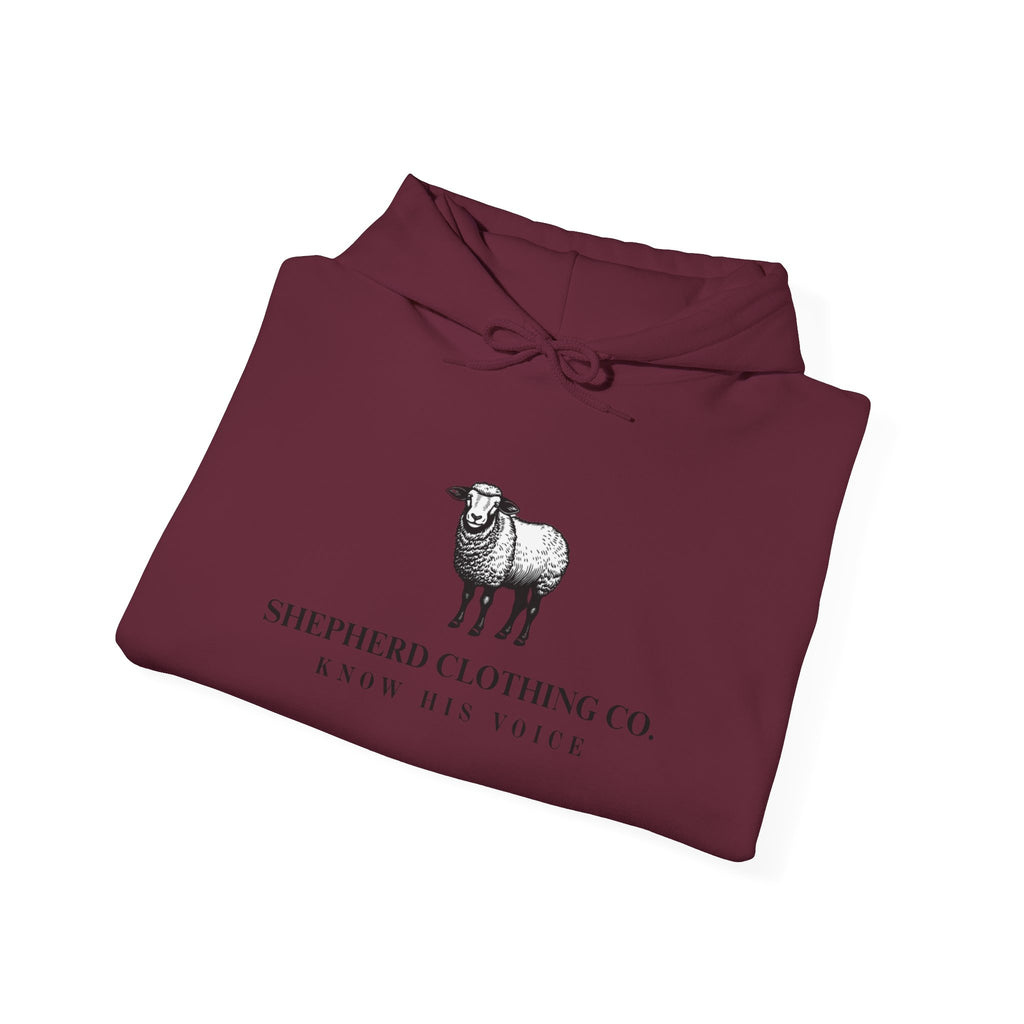 Shepherd Clothing Co. Logo Hoodie – Minimal Sheep Graphic Pullover