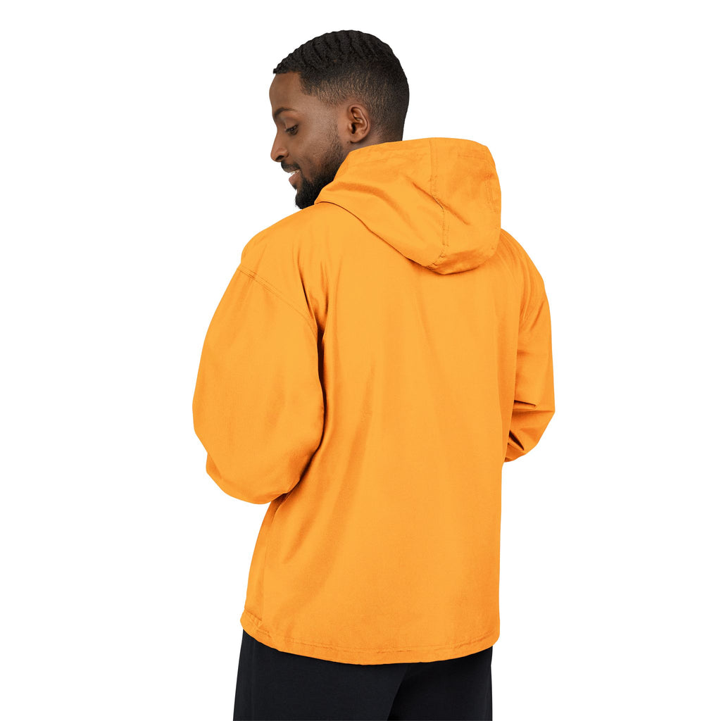 Packable Anorak Jacket — Light Blue Sheep Logo Windbreaker