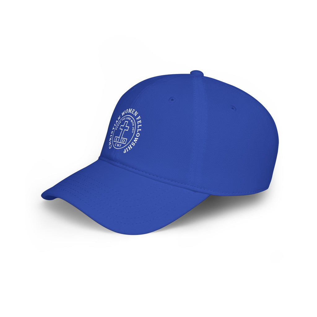 Christian Women Fellowship Low Profile Baseball Cap — Cross Logo Hat