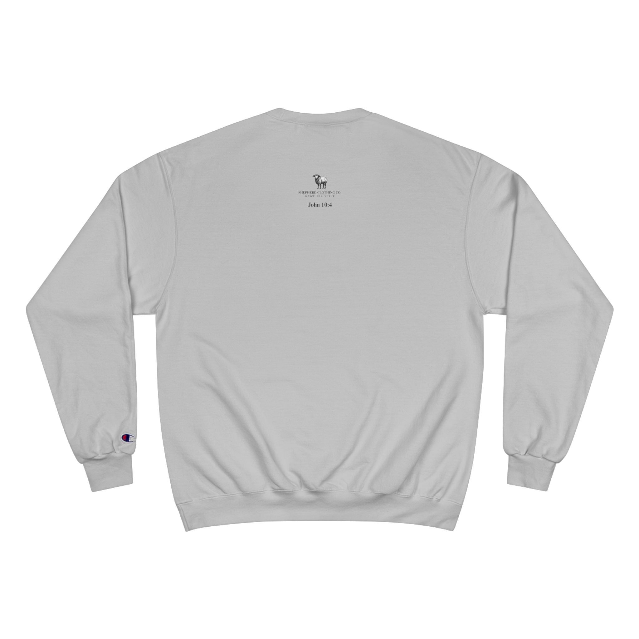 My Sheep Sweatshirt — Christian Mountain Crewneck (John 10:4)