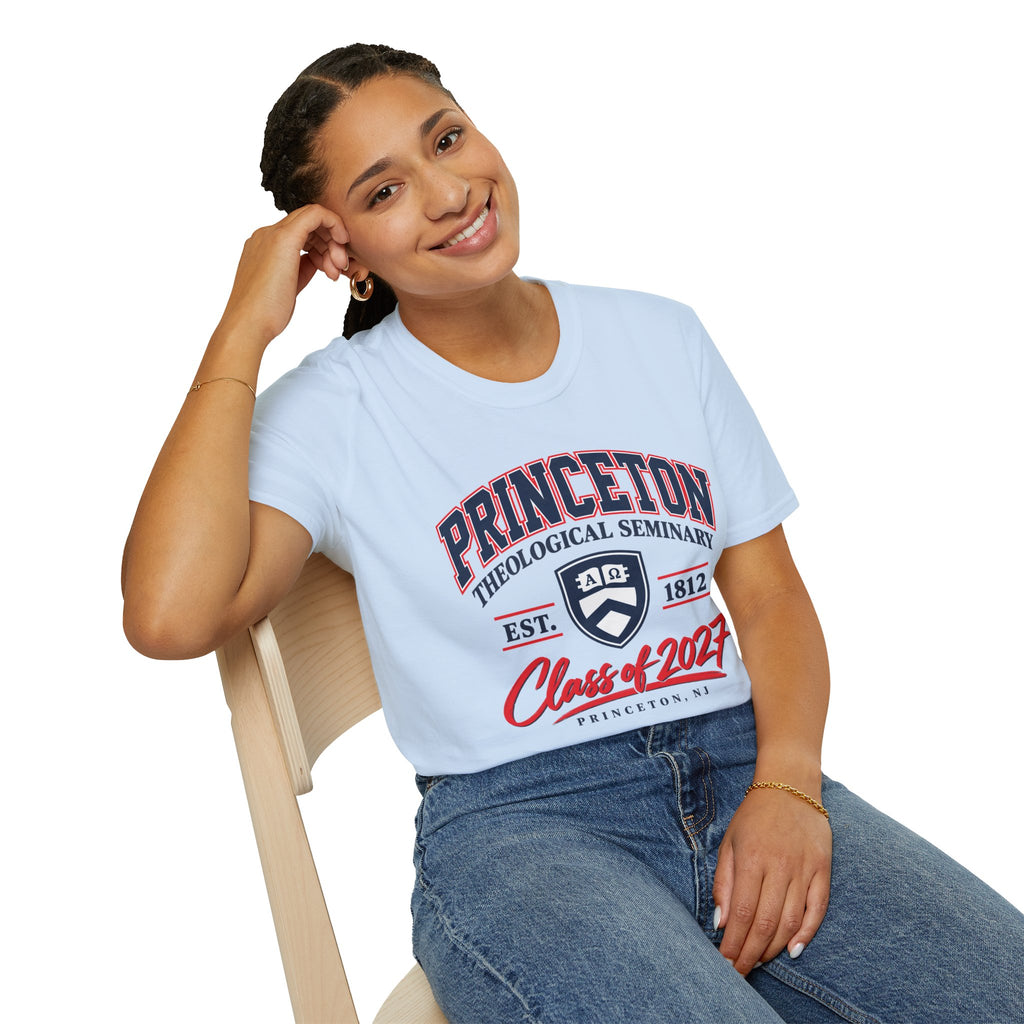 Princeton Class Shirt_Unisex Softstyle with Shield Logo