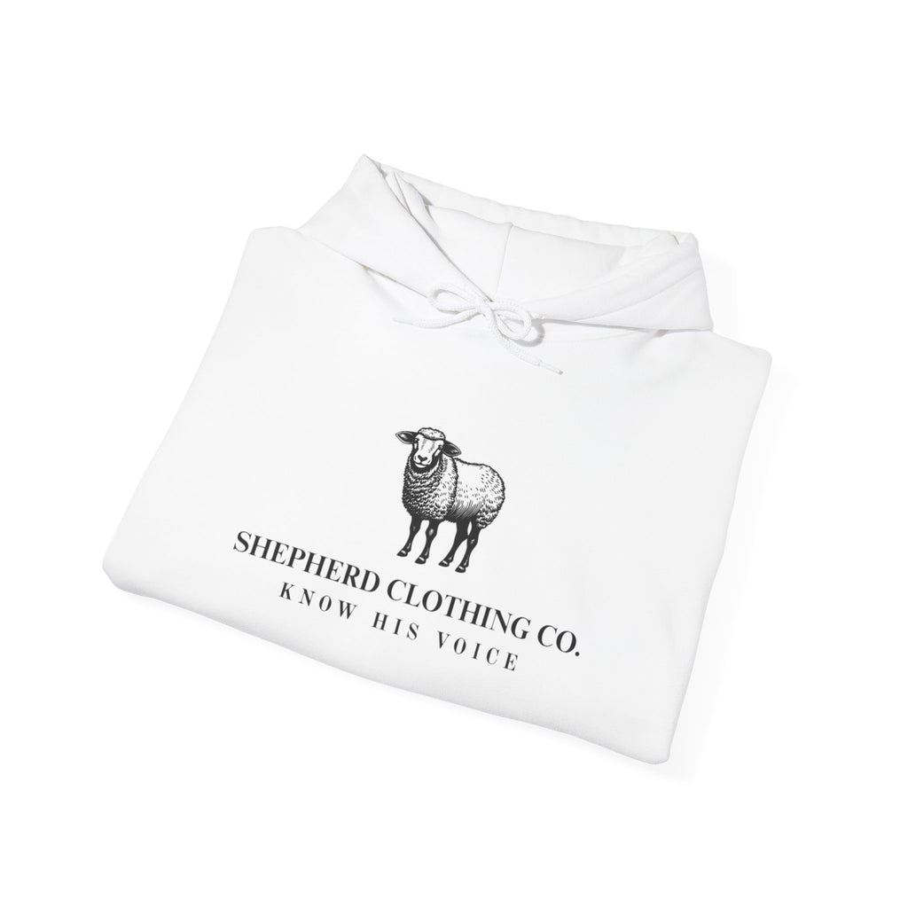 Shepherd Clothing Co. Logo Hoodie – Minimal Sheep Graphic Pullover