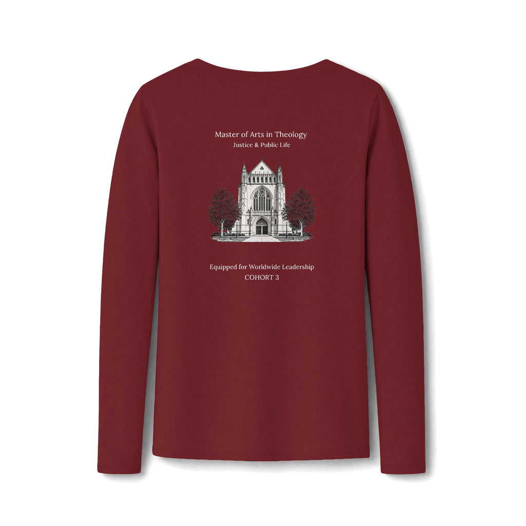 Princeton Theological Seminary Class of 2021 Women's V‑Neck Long Sleeve Tee