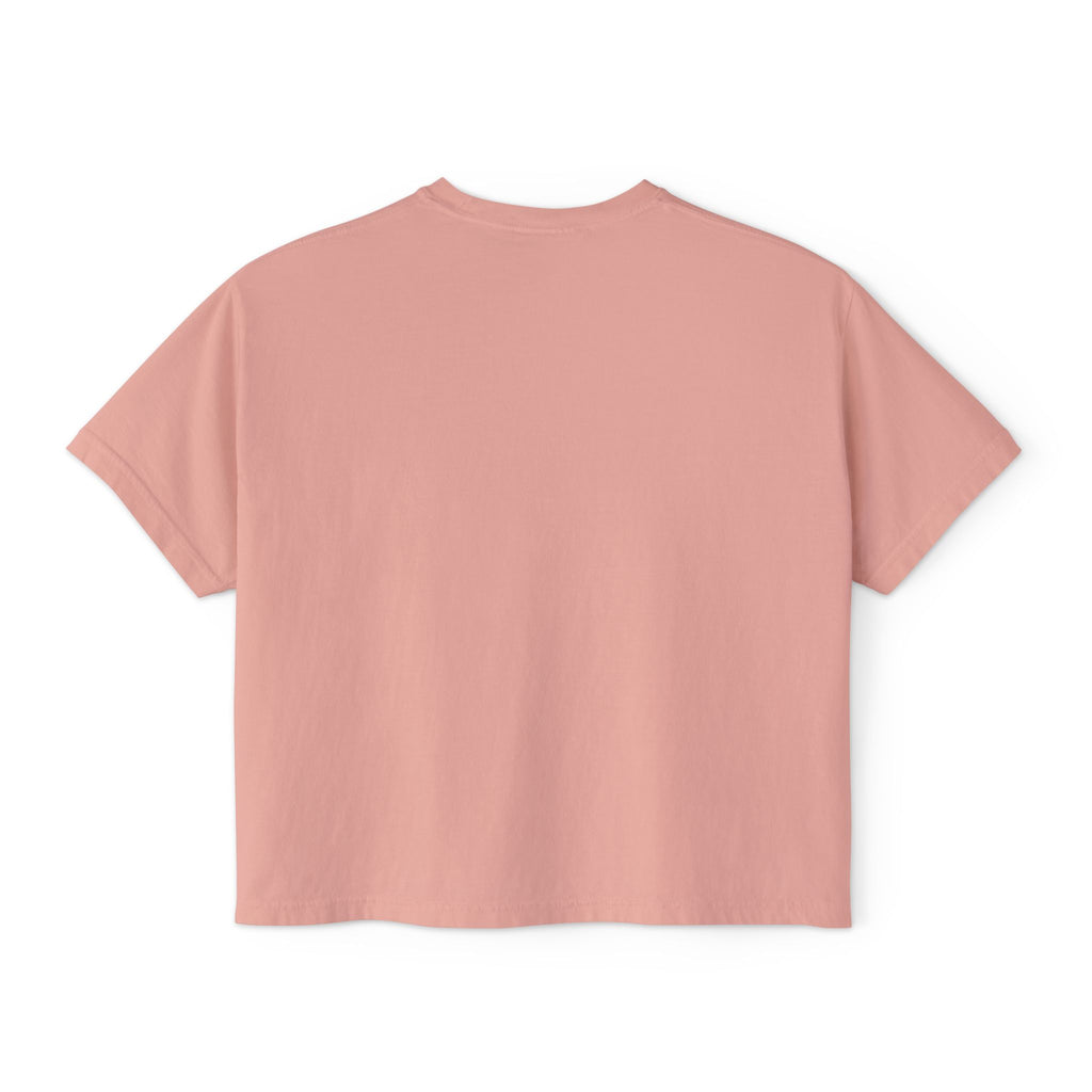 God Is Good Women's Boxy Tee — Faith-Based Casual Crop Top