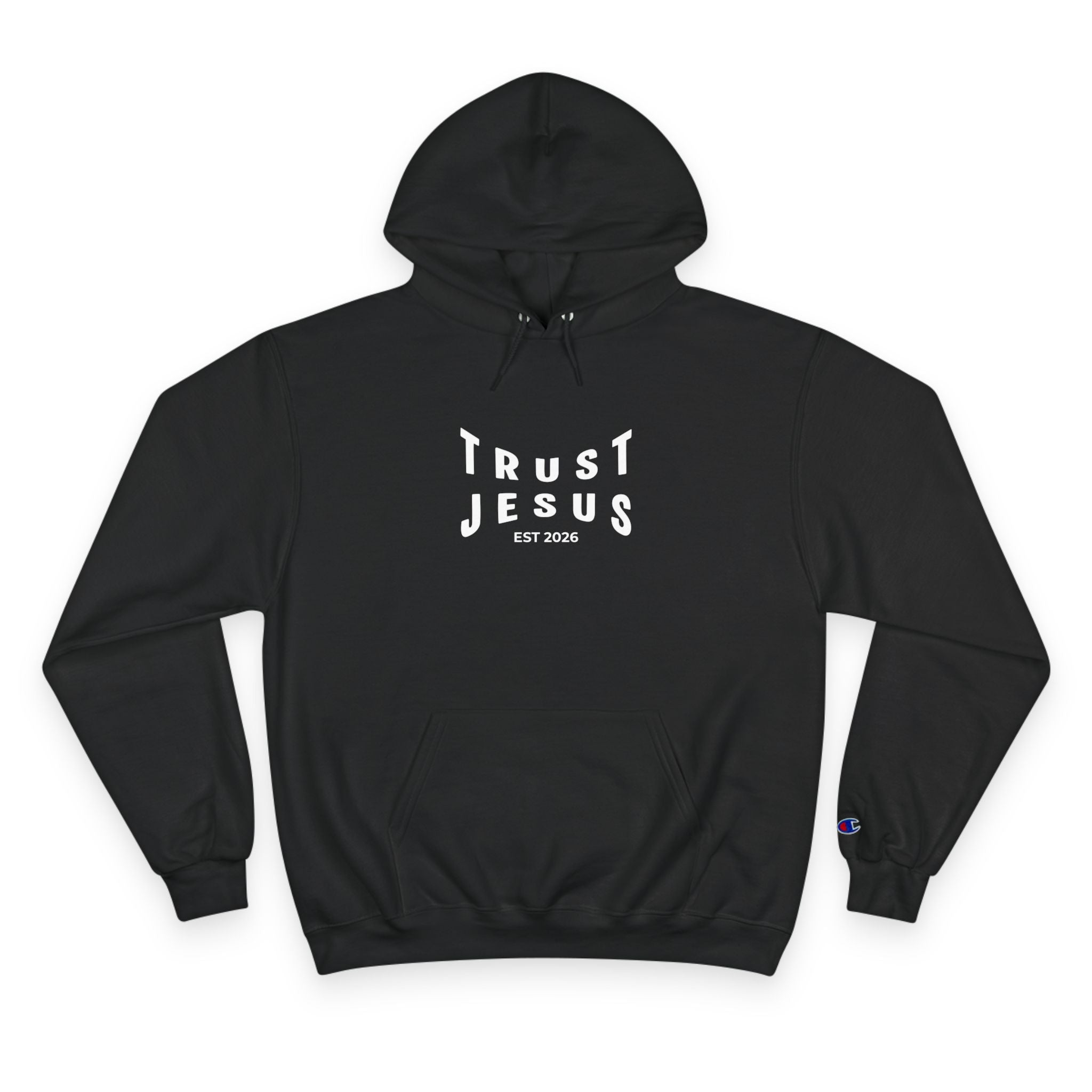 Trust Jesus Hoodie — Faith-Based Christian Pullover (EST 2026)
