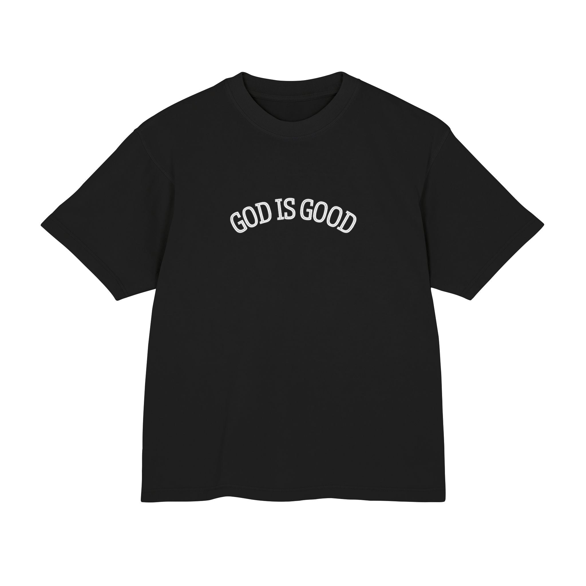 God Is Good Tee — Religious Graphic T-Shirt with Sheep Back Logo