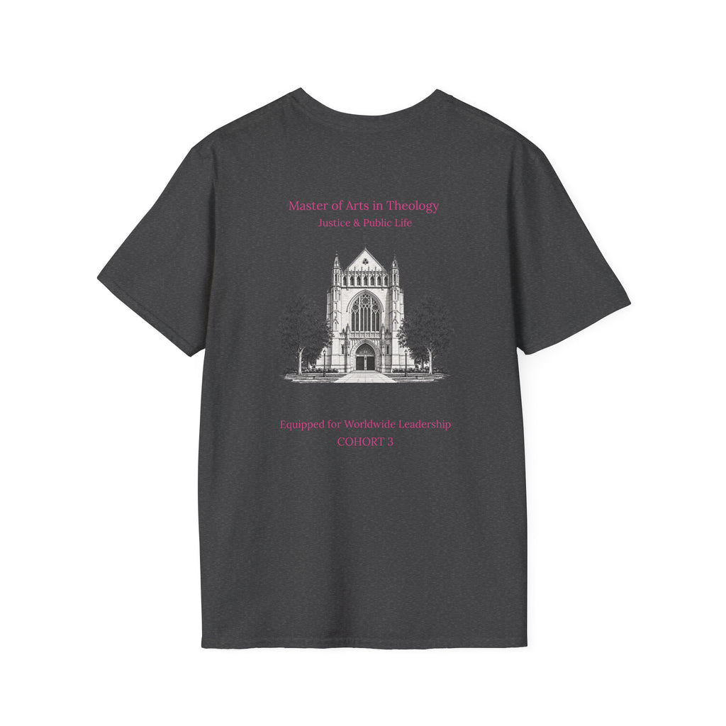 Princeton Theological Seminary Class of 2027 T-Shirt (Pink Lettering for AKA's)