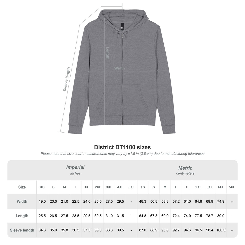Zip Hoodie — Minimalist Logo Full-Zip Hoodie