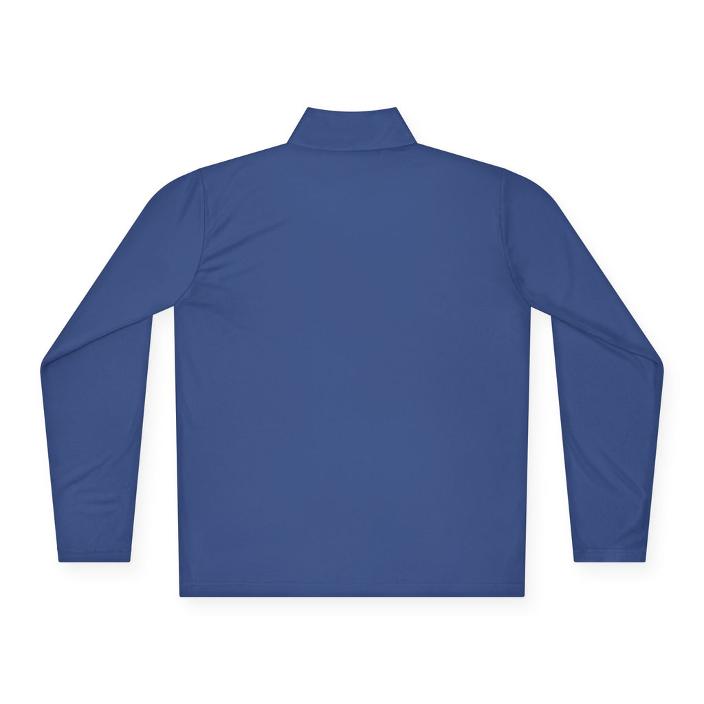 Quarter-Zip Pullover — Minimalist State Silhouette Chest Logo