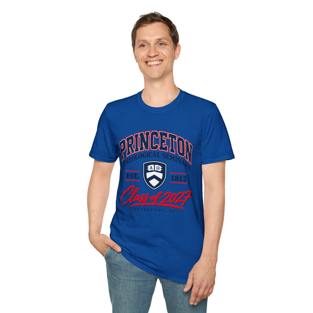 Princeton Class Shirt_Unisex Softstyle with Shield Logo