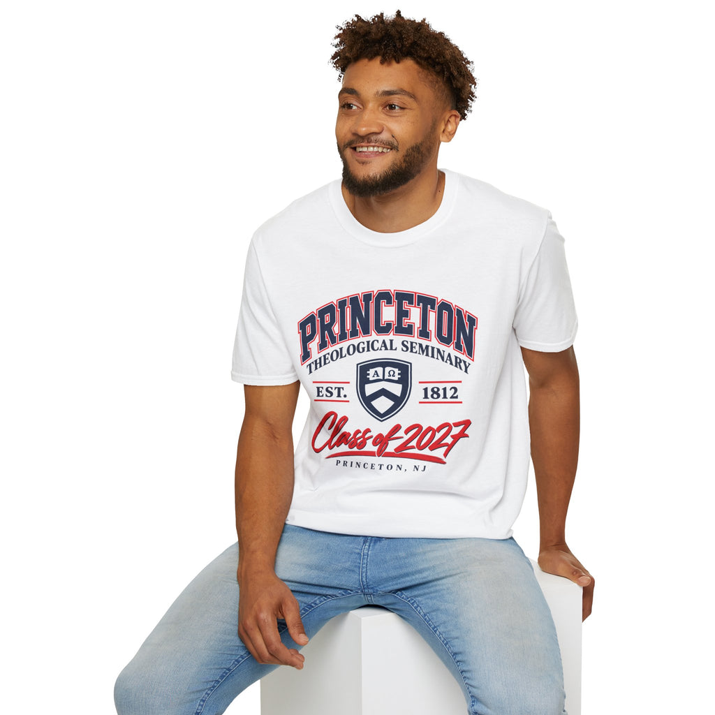 Princeton Class Shirt_Unisex Softstyle with Shield Logo