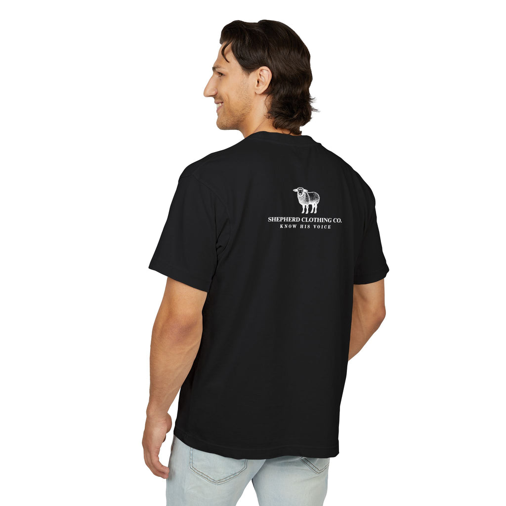 God Is Good Tee — Religious Graphic T-Shirt with Sheep Back Logo