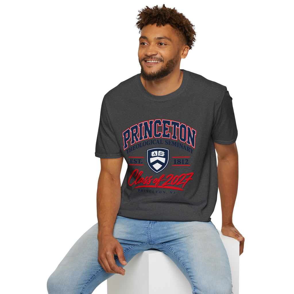 Princeton Class Shirt_Unisex Softstyle with Shield Logo