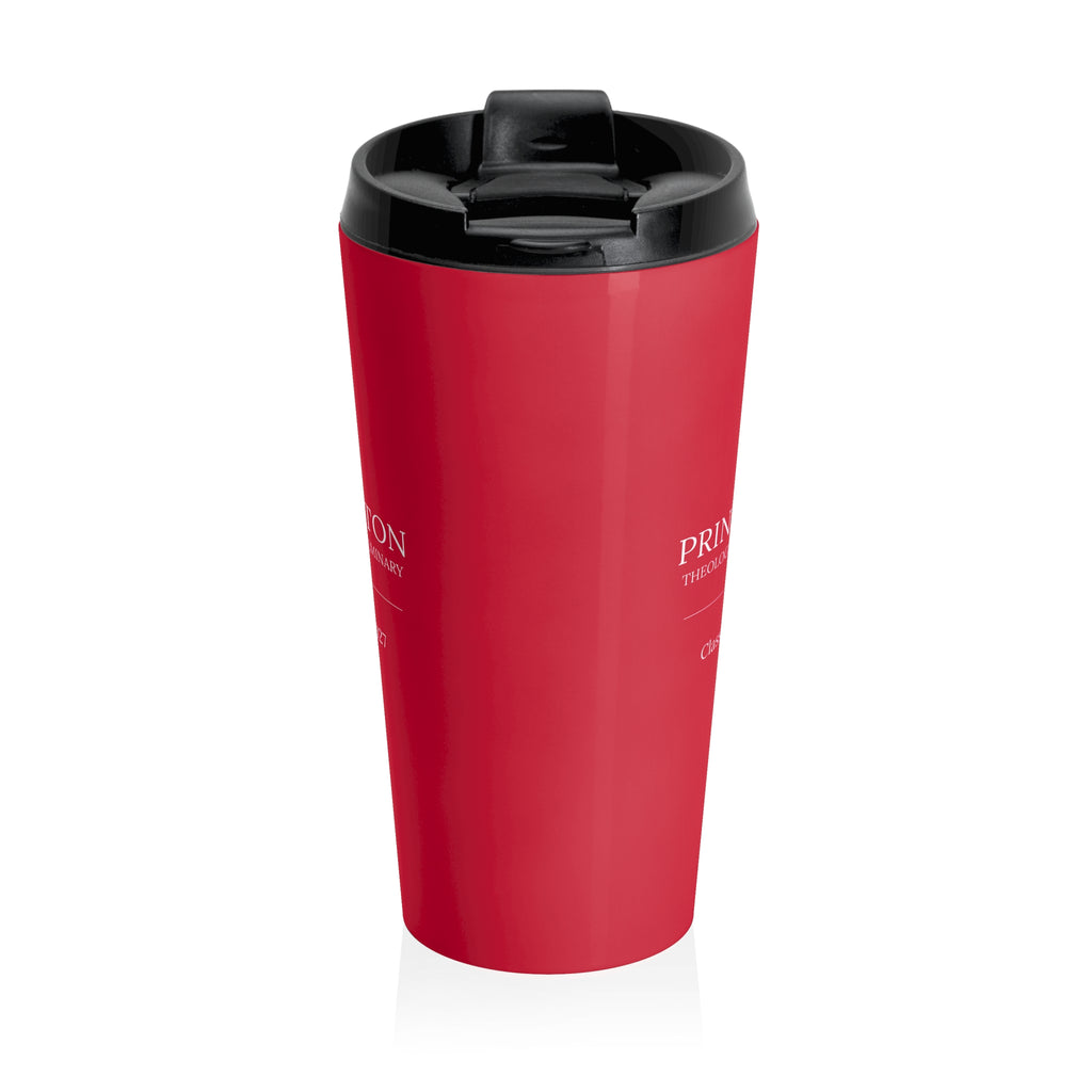 Red Stainless Steel Travel Mug — Insulated Coffee Tumbler