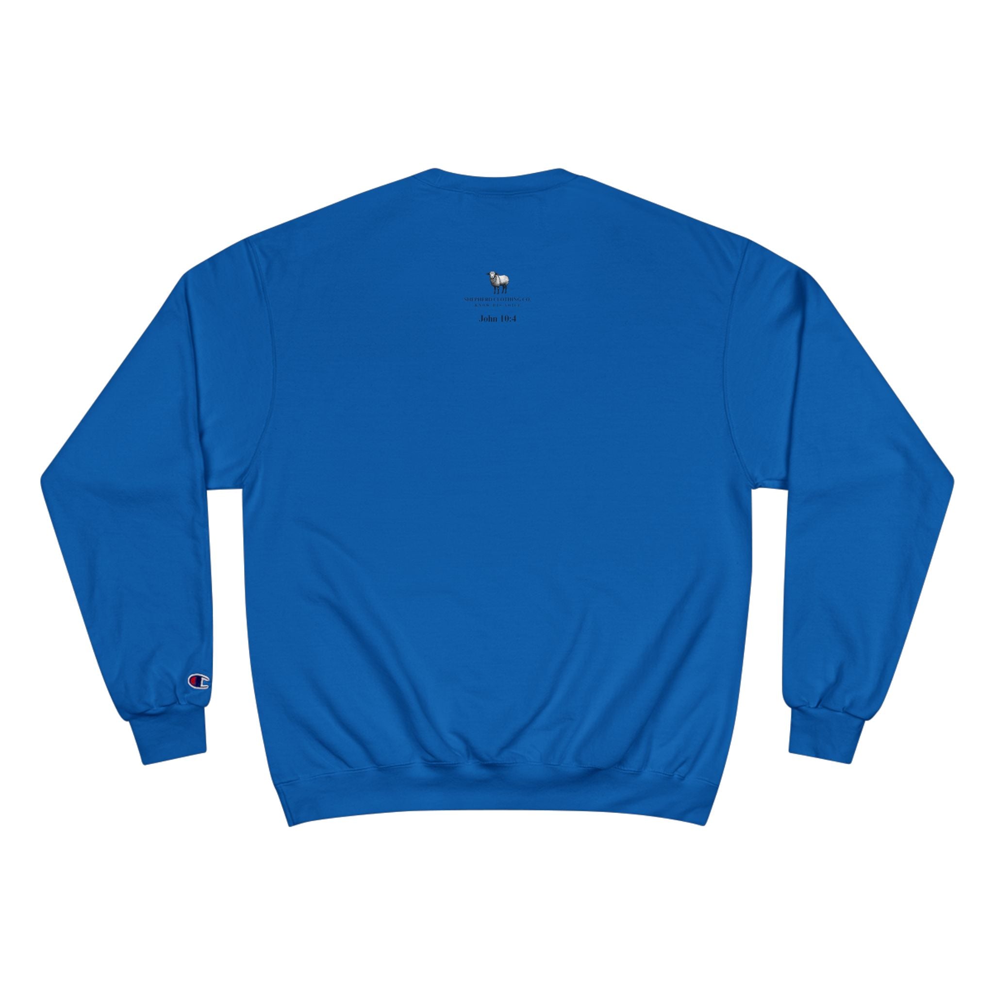 My Sheep Sweatshirt — Christian Mountain Crewneck (John 10:4)