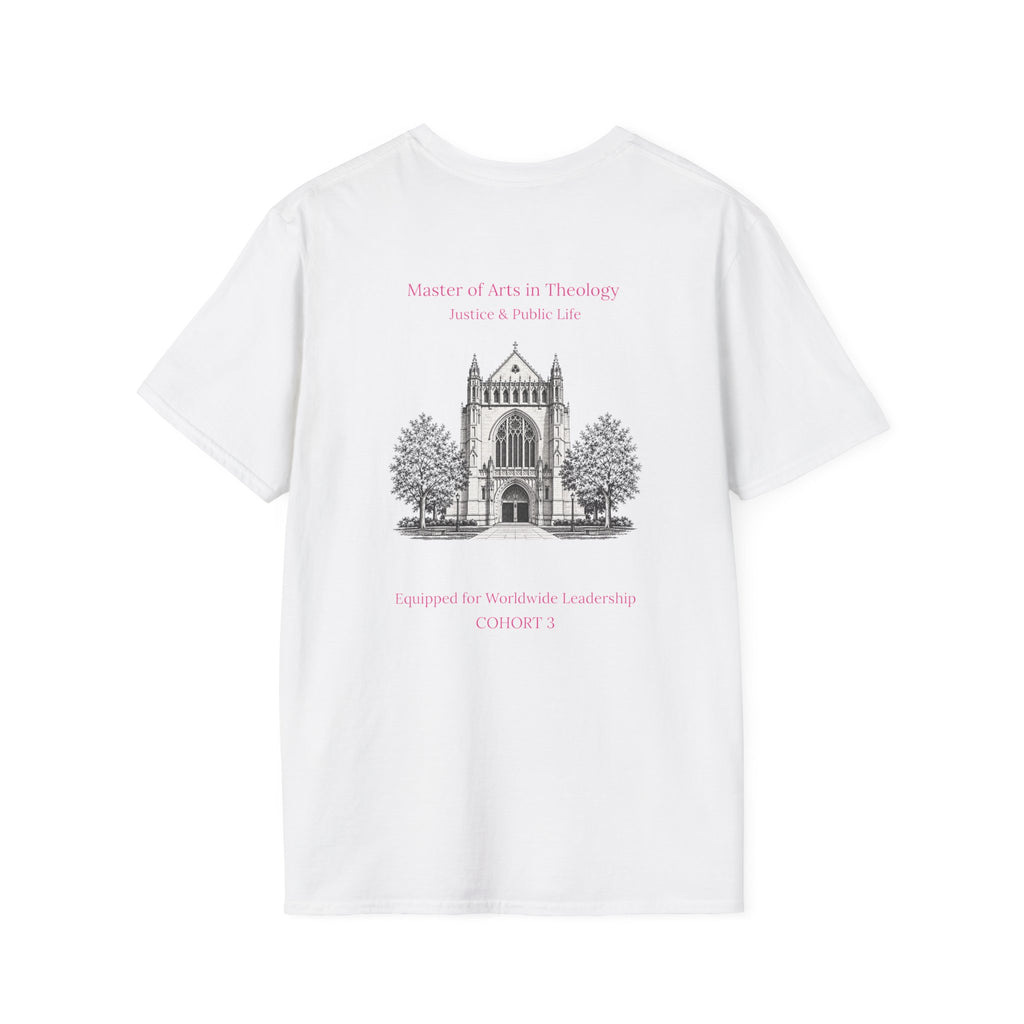 Princeton Theological Seminary Class of 2027 T-Shirt (Pink Lettering for AKA's)