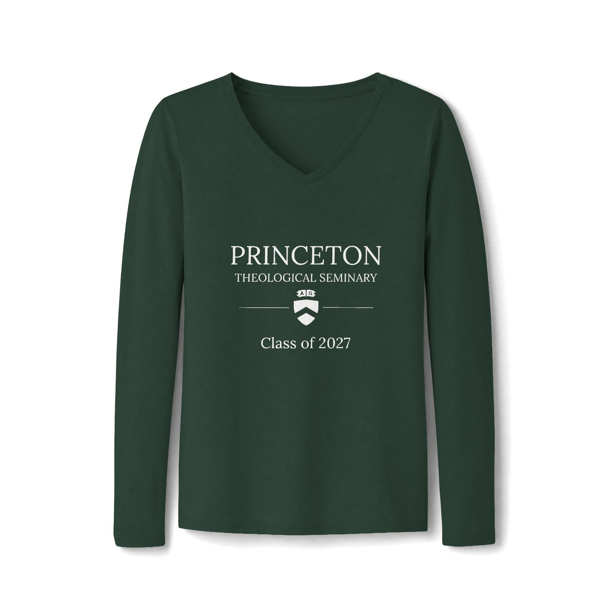 Princeton Theological Seminary Class of 2021 Women's V‑Neck Long Sleeve Tee