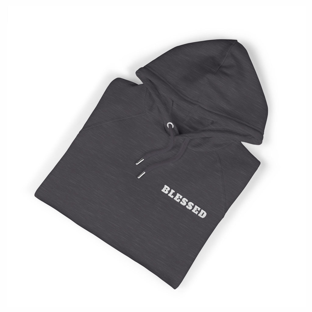 Blessed Embroidered Hoodie — Eco Raglan Pullover