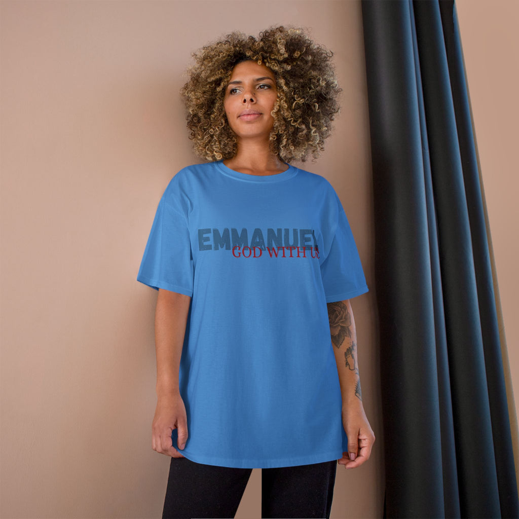 Emmanuel "God With Us" Christian T-Shirt — Faith-Based Christmas Tee
