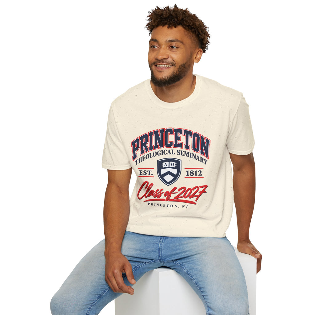 Princeton Class Shirt_Unisex Softstyle with Shield Logo