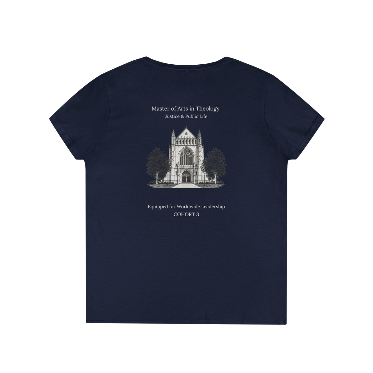 Cathedral Sketch V-Neck T-Shirt